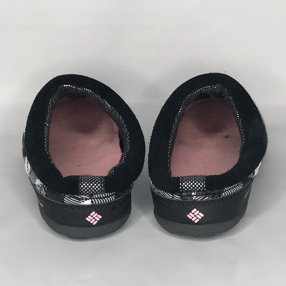 Columbia Packed Out OMNI-HEAT‎ Children Slippers Black Checkered